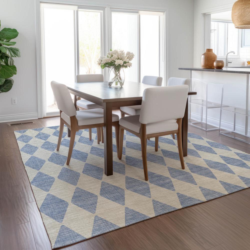 Chantille ACN578 Blue 3' x 5' Rug. Picture 7