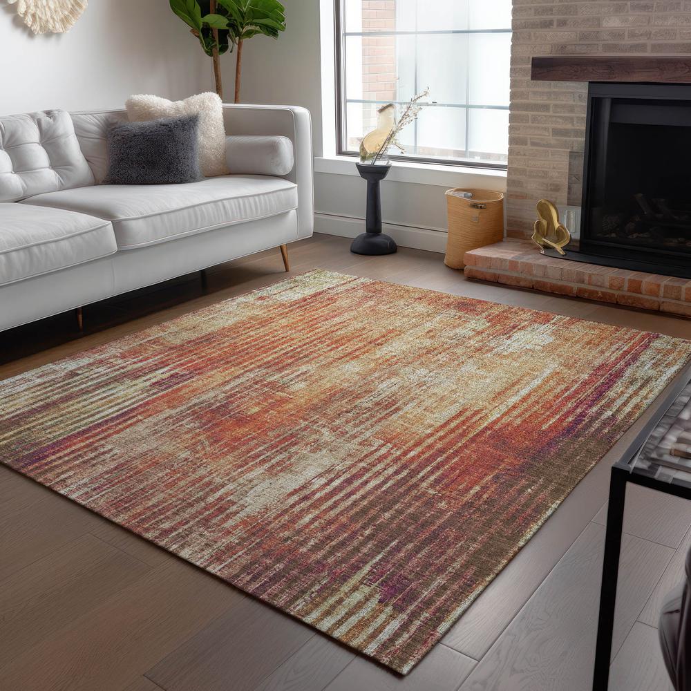 Chantille ACN582 Orange 3' x 5' Rug. Picture 7