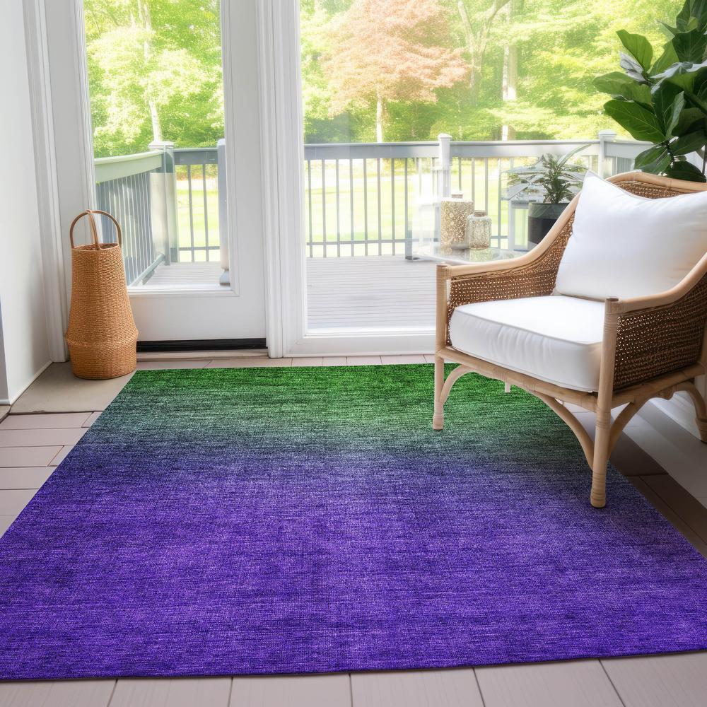 Chantille ACN587 Green 3' x 5' Rug. Picture 8