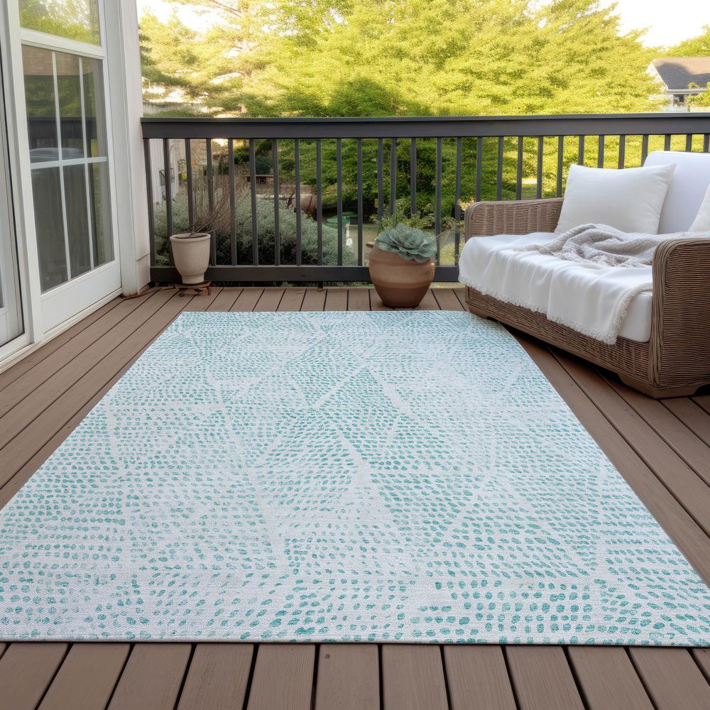 Chantille ACN591 Teal 2'6" x 3'10" Rug. Picture 10