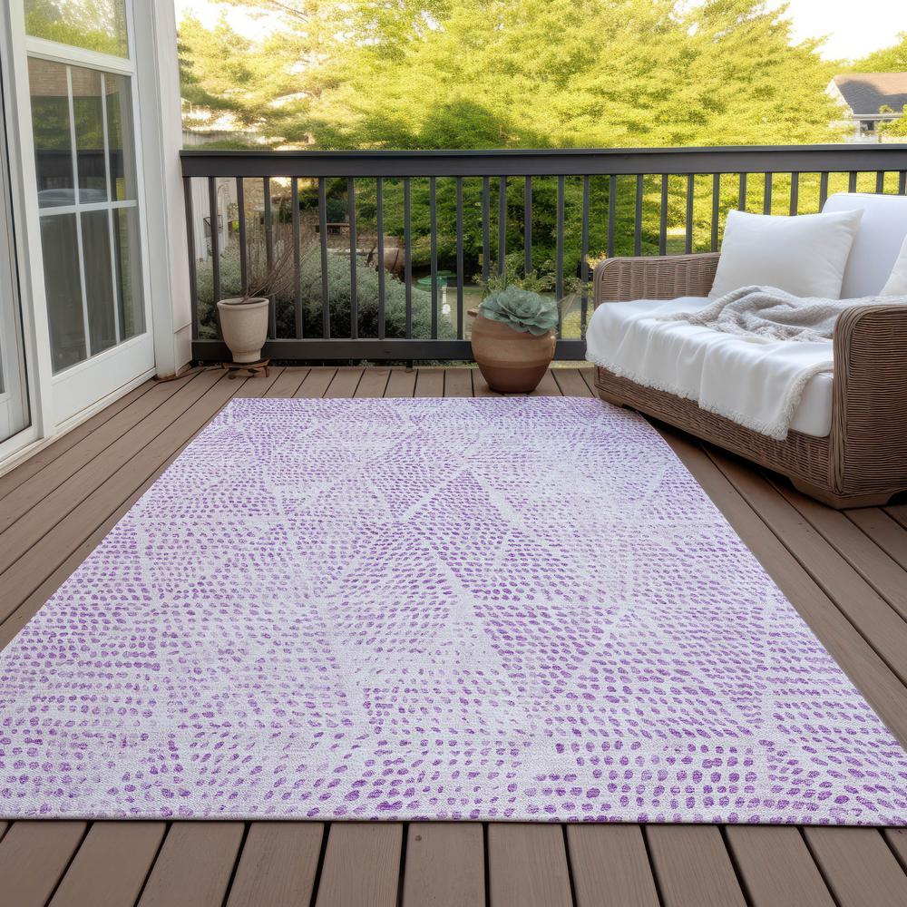 Chantille ACN591 Purple 2'6" x 3'10" Rug. Picture 9