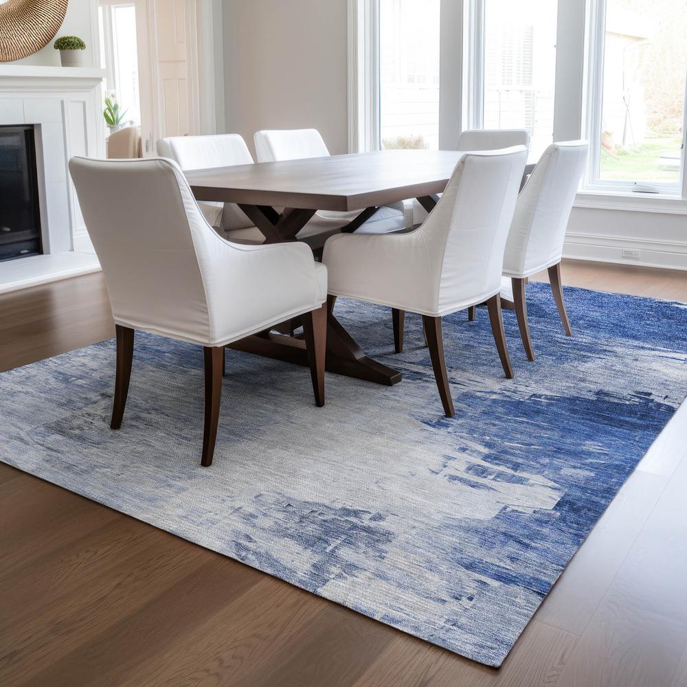 Chantille ACN595 Blue 3' x 5' Rug. Picture 7