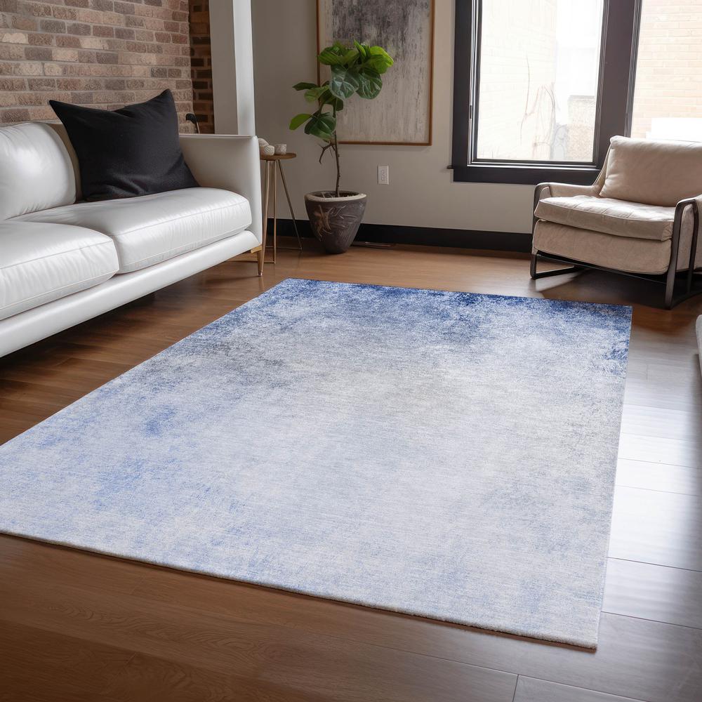 Chantille ACN601 Blue 3' x 5' Rug. Picture 6