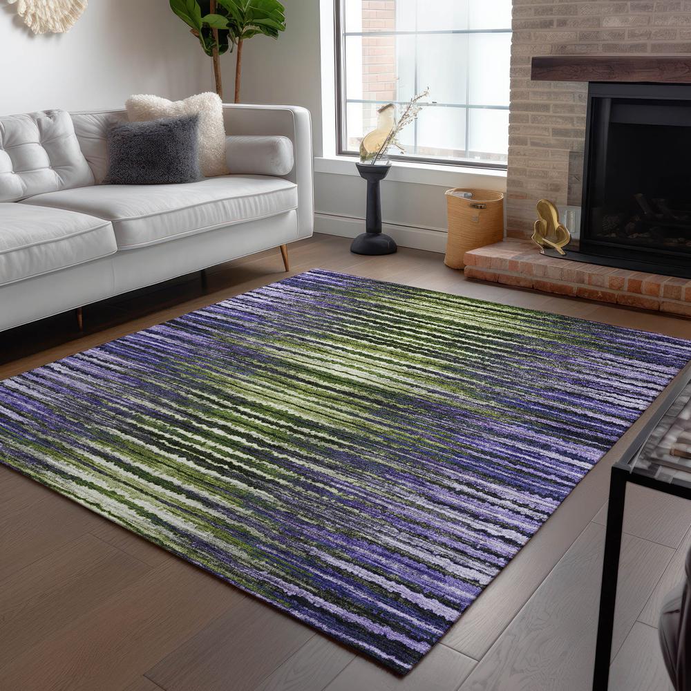 Chantille ACN604 Purple 3' x 5' Rug. Picture 7