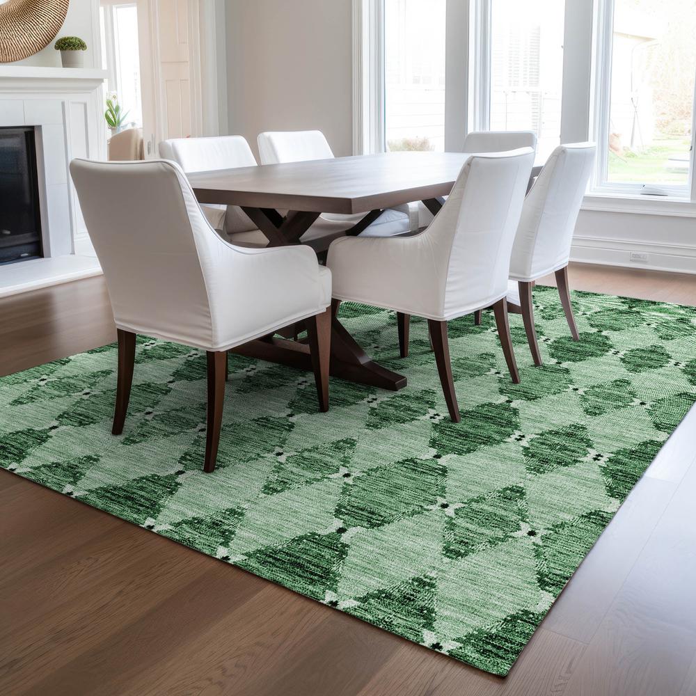 Chantille ACN610 Green 3' x 5' Rug. Picture 6