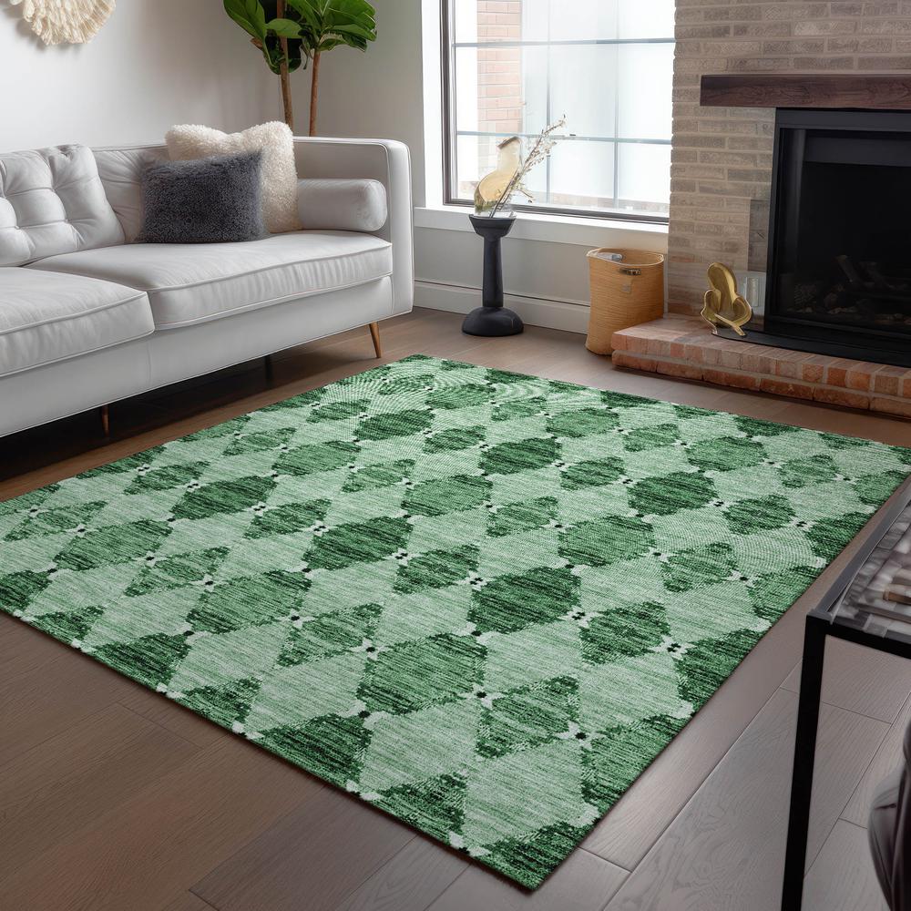 Chantille ACN610 Green 3' x 5' Rug. Picture 7
