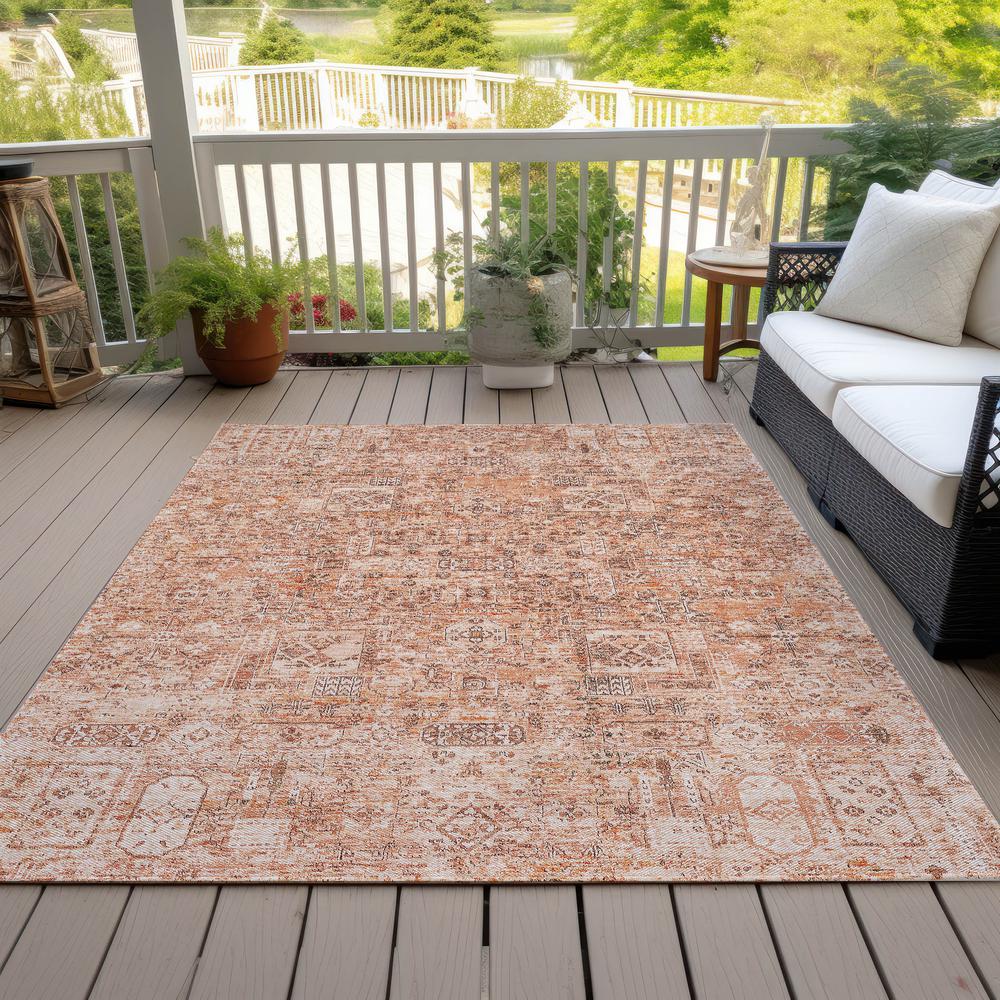 Chantille ACN611 Orange 2'6" x 3'10" Rug. Picture 9