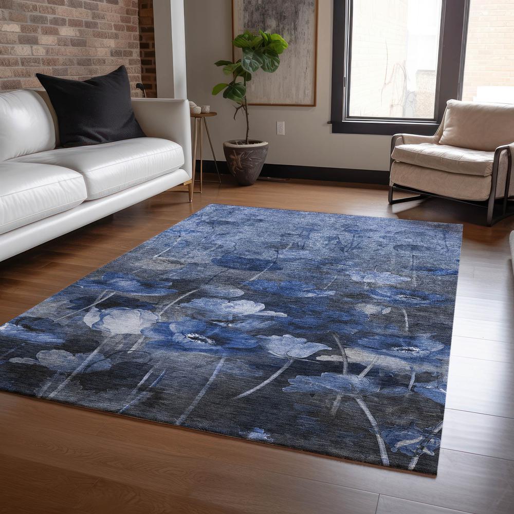 Chantille ACN613 Blue 3' x 5' Rug. Picture 7