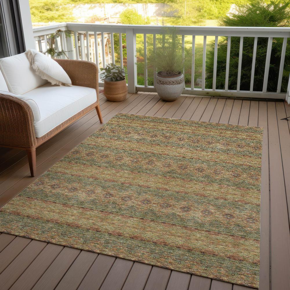 Chantille ACN615 Green 2'6" x 3'10" Rug. Picture 9