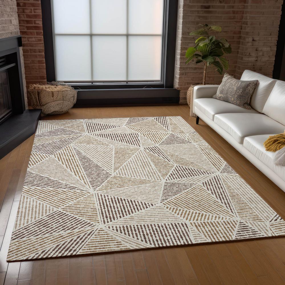 Chantille ACN618 Brown 3' x 5' Rug. Picture 7