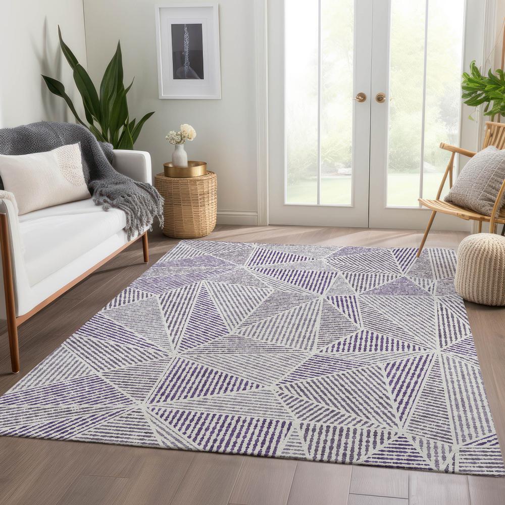 Chantille ACN618 Purple 3' x 5' Rug. Picture 6