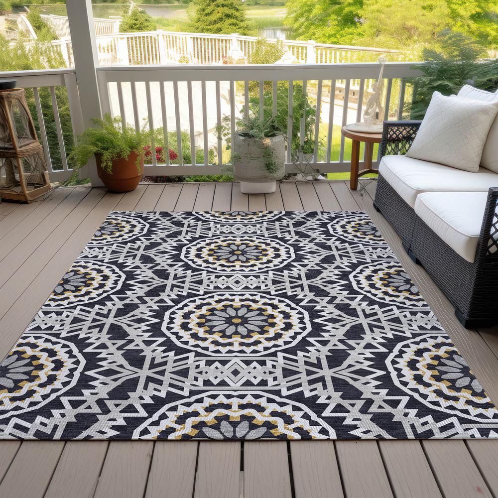 Chantille ACN619 Black 2'6" x 3'10" Rug. Picture 9
