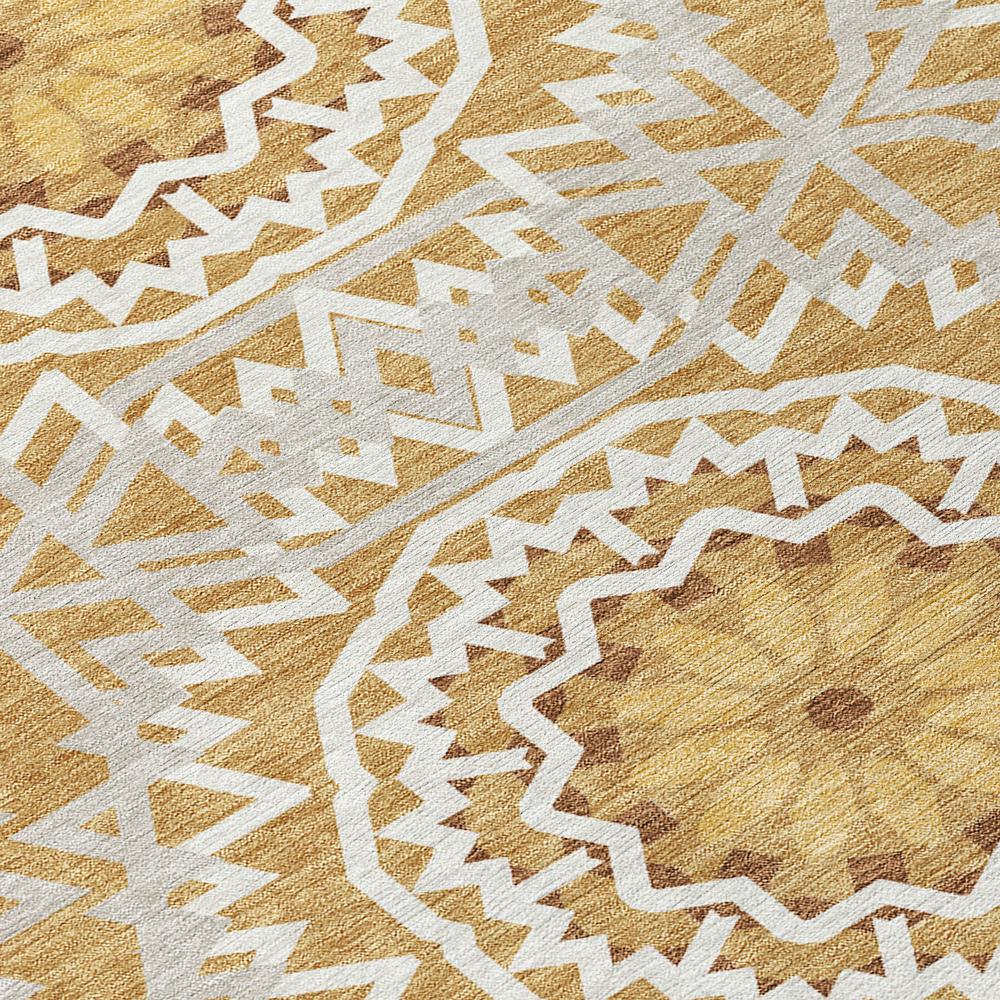 Chantille ACN619 Gold 2'3" x 7'6" Rug. Picture 5