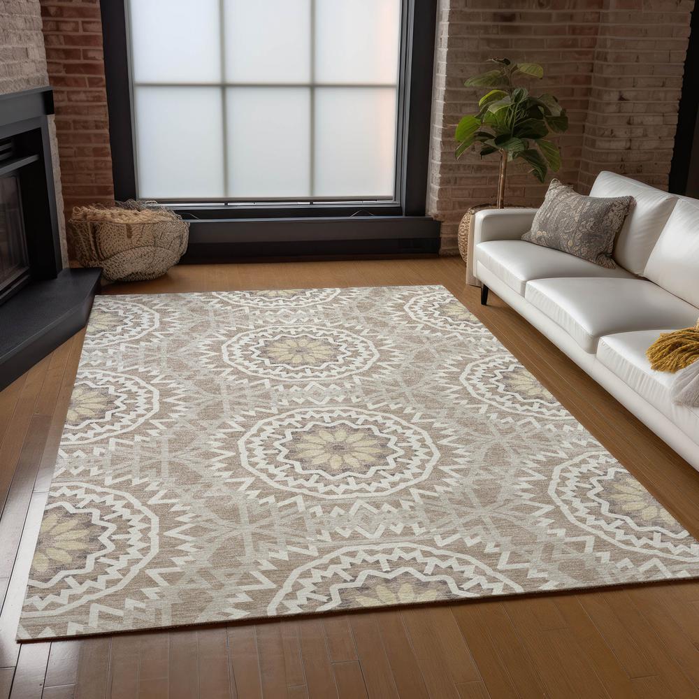 Chantille ACN619 Brown 3' x 5' Rug. Picture 7