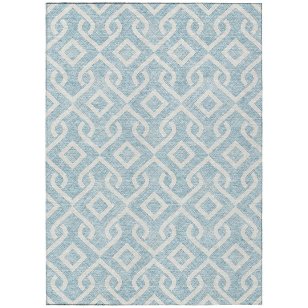 Chantille ACN621 Blue 3' x 5' Rug. Picture 1
