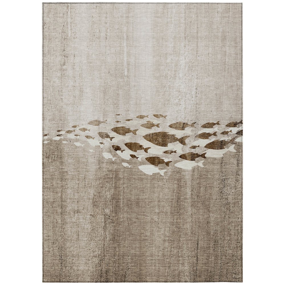 Chantille ACN627 Brown 3' x 5' Rug. Picture 1