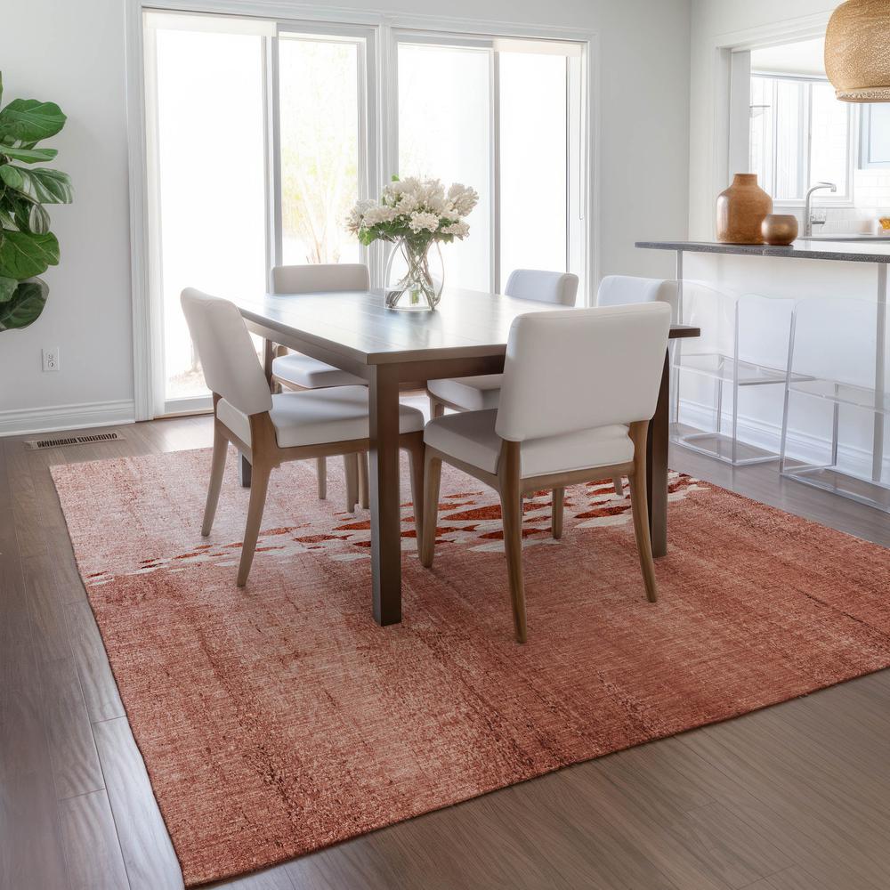 Chantille ACN627 Orange 3' x 5' Rug. Picture 7