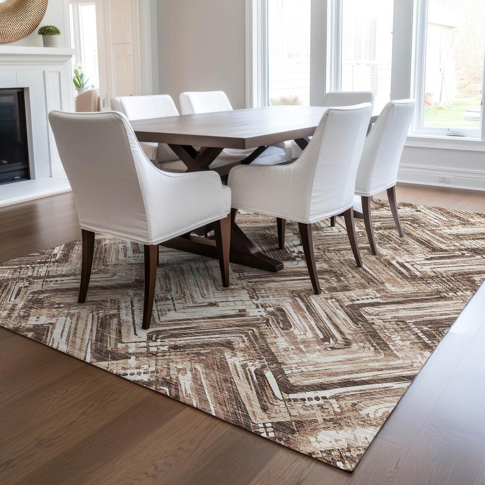 Chantille ACN630 Brown 3' x 5' Rug. Picture 6