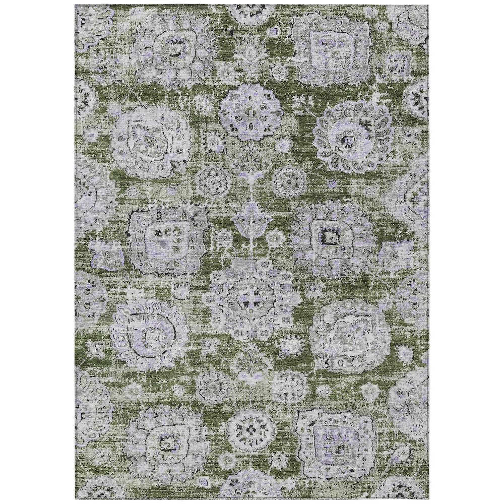 Chantille ACN634 Green 3' x 5' Rug. Picture 1