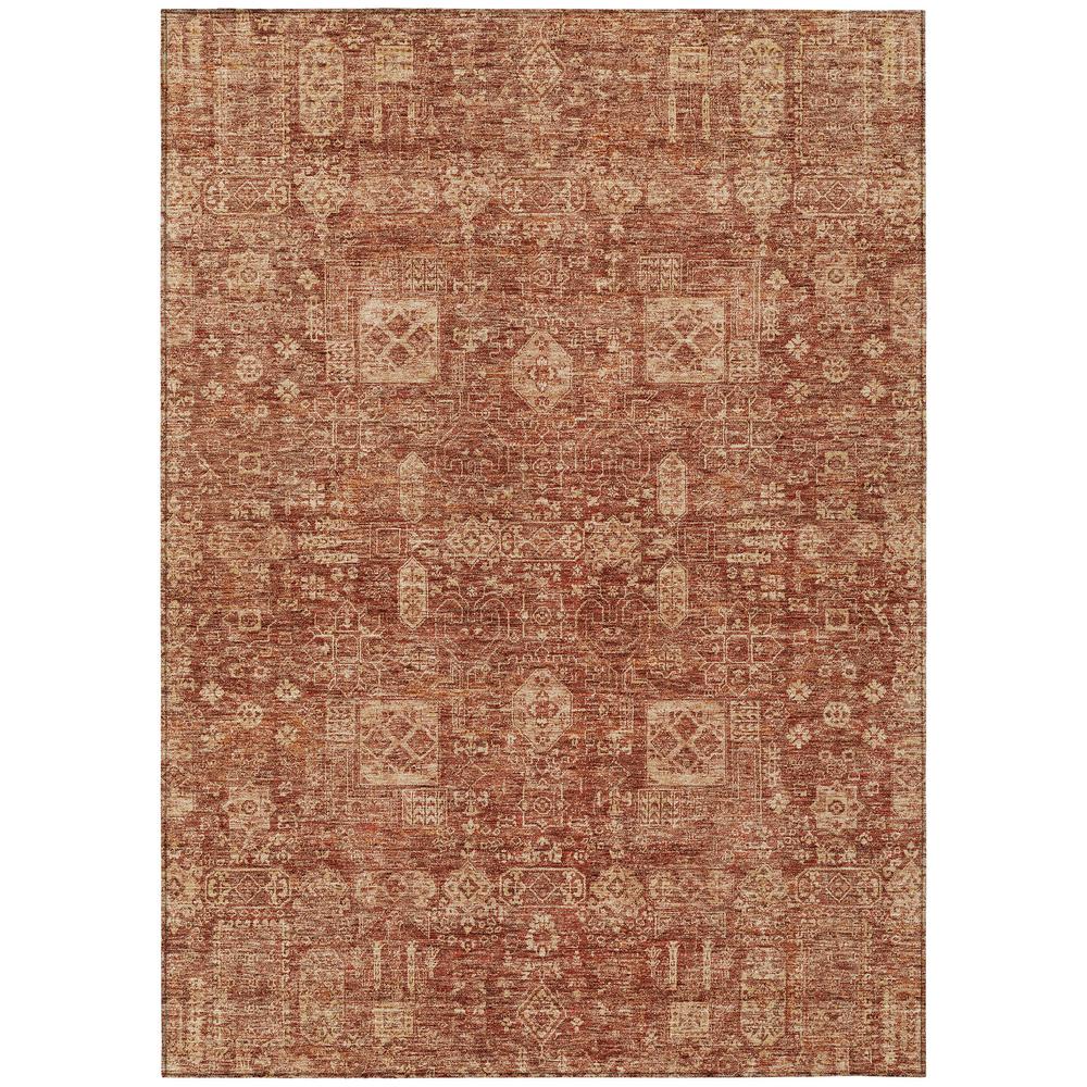 Chantille ACN637 Orange 3' x 5' Rug. Picture 1