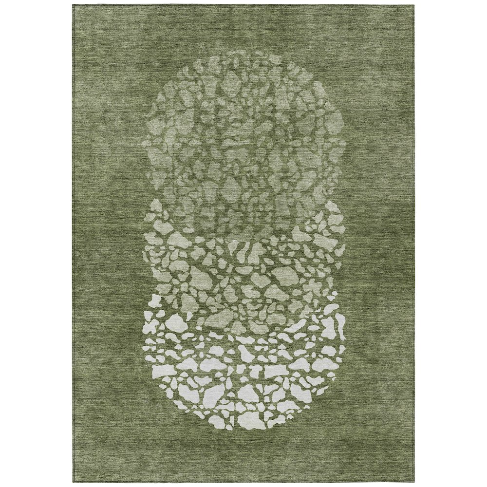 Chantille ACN643 Green 3' x 5' Rug. Picture 1