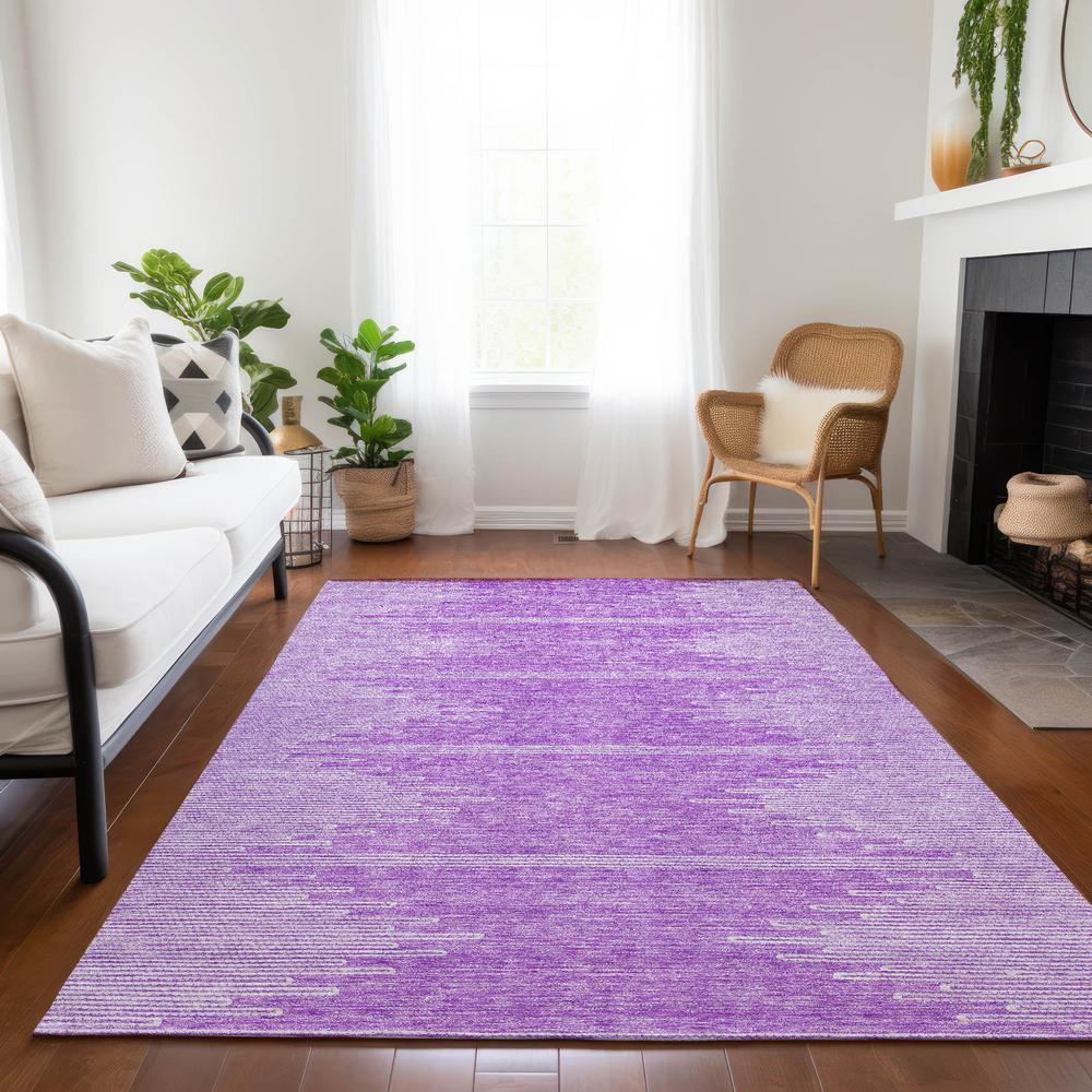 Chantille ACN647 Purple 3' x 5' Rug. Picture 7