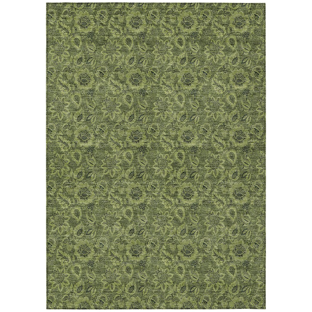 Chantille ACN661 Green 3' x 5' Rug. Picture 1