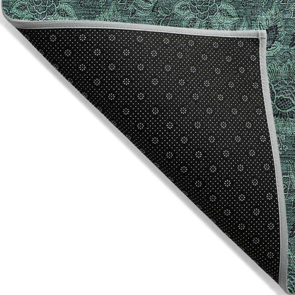 Chantille ACN661 Teal 2'3" x 7'6" Rug. Picture 2