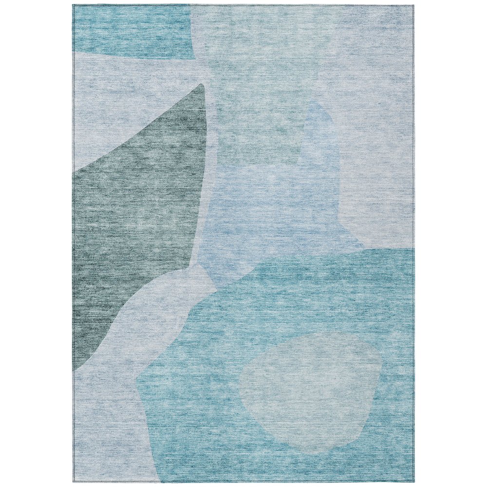 Chantille ACN665 Teal 3' x 5' Rug. Picture 1