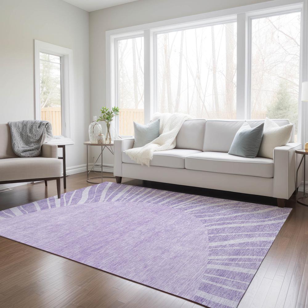 Chantille ACN668 Purple 3' x 5' Rug. Picture 7