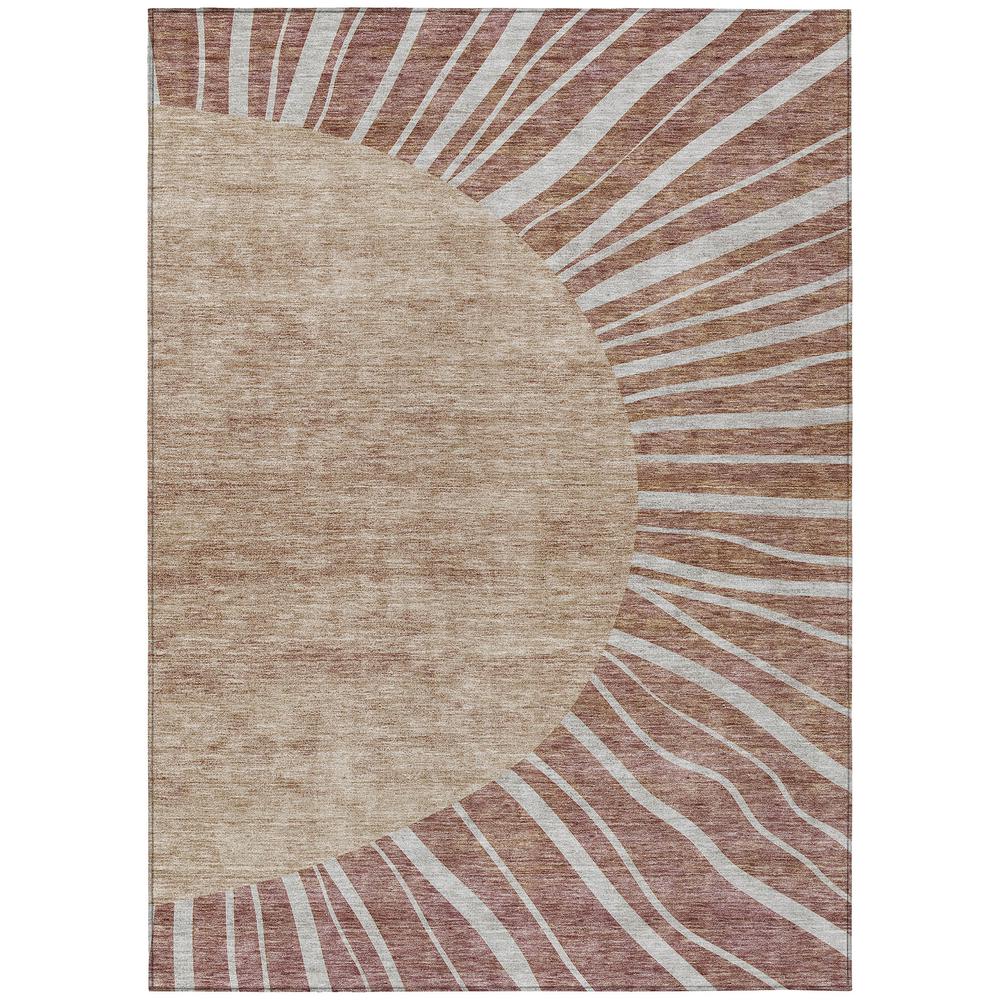 Chantille ACN668 Orange 3' x 5' Rug. Picture 1