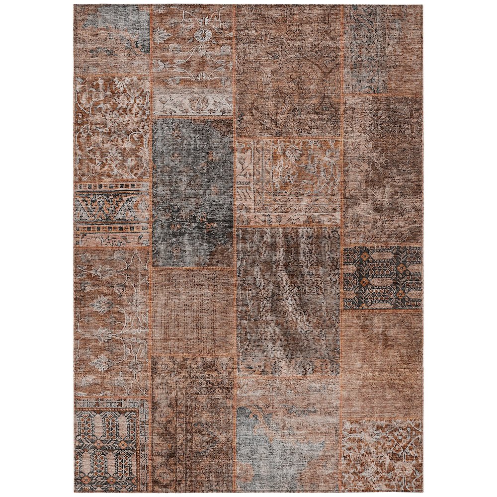 Chantille ACN669 Orange 3' x 5' Rug. Picture 1