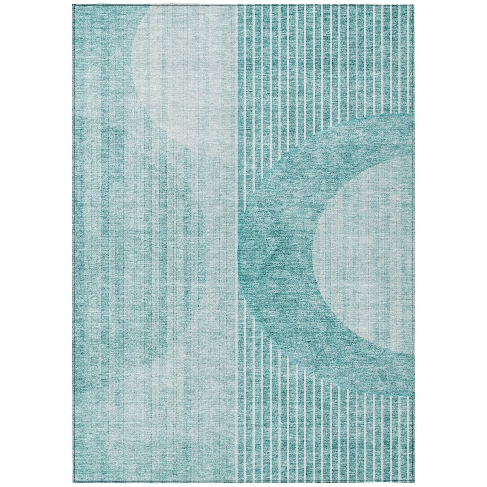 Chantille ACN676 Teal 3' x 5' Rug. Picture 1