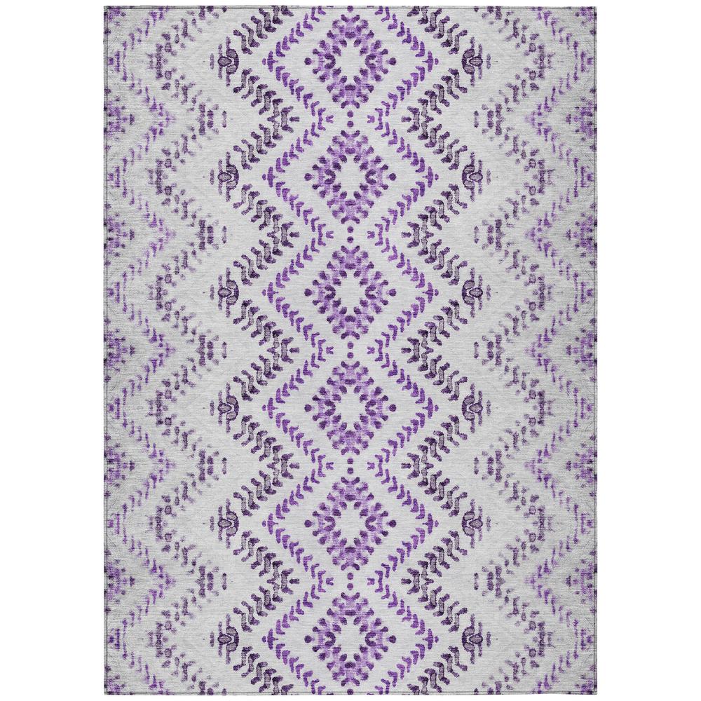 Chantille ACN684 Purple 3' x 5' Rug. Picture 1