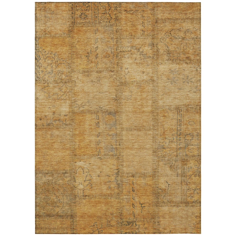 Chantille ACN685 Orange 3' x 5' Rug. Picture 1