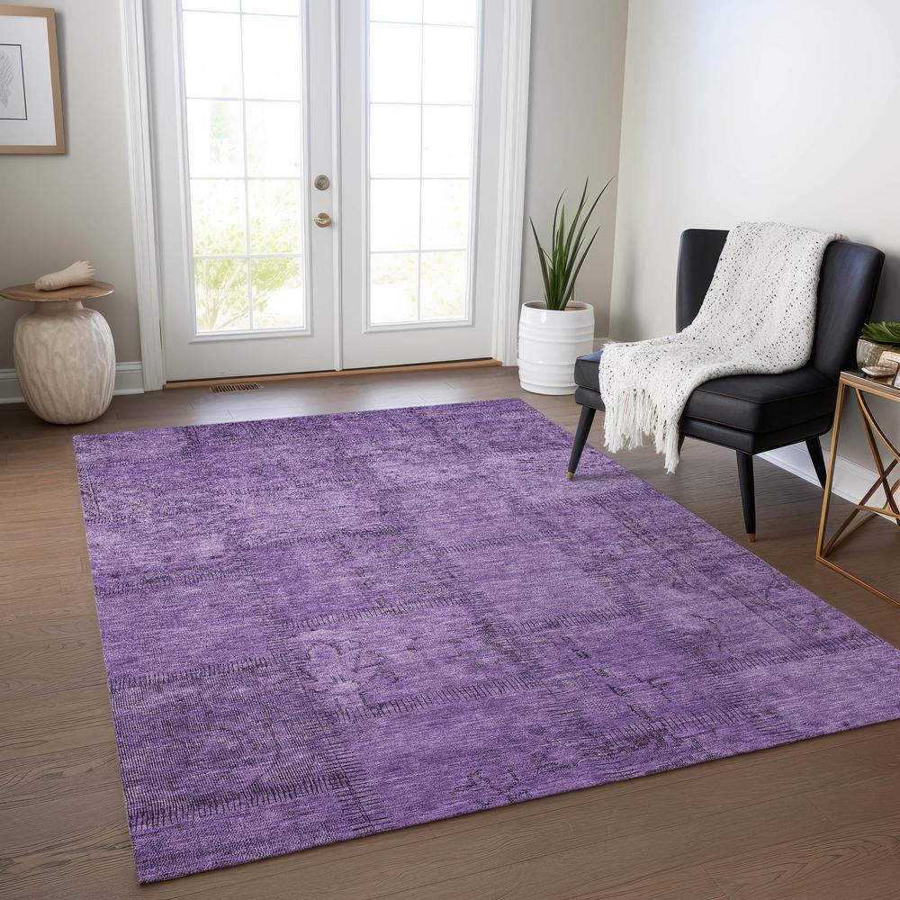 Chantille ACN685 Purple 3' x 5' Rug. Picture 6