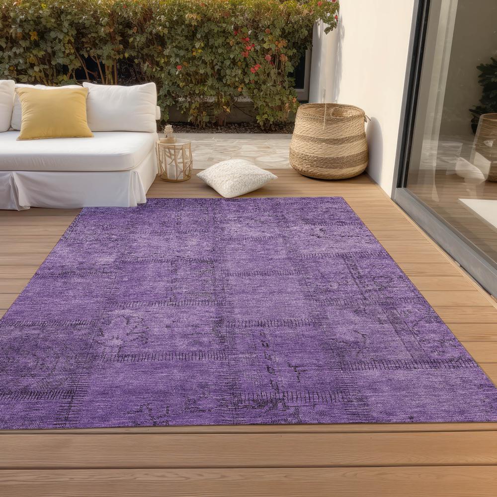 Chantille ACN685 Purple 3' x 5' Rug. Picture 8