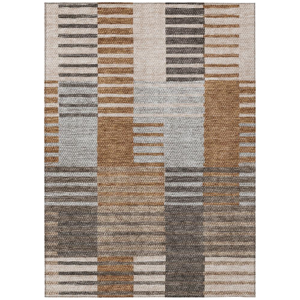 Chantille ACN687 Orange 3' x 5' Rug. Picture 1