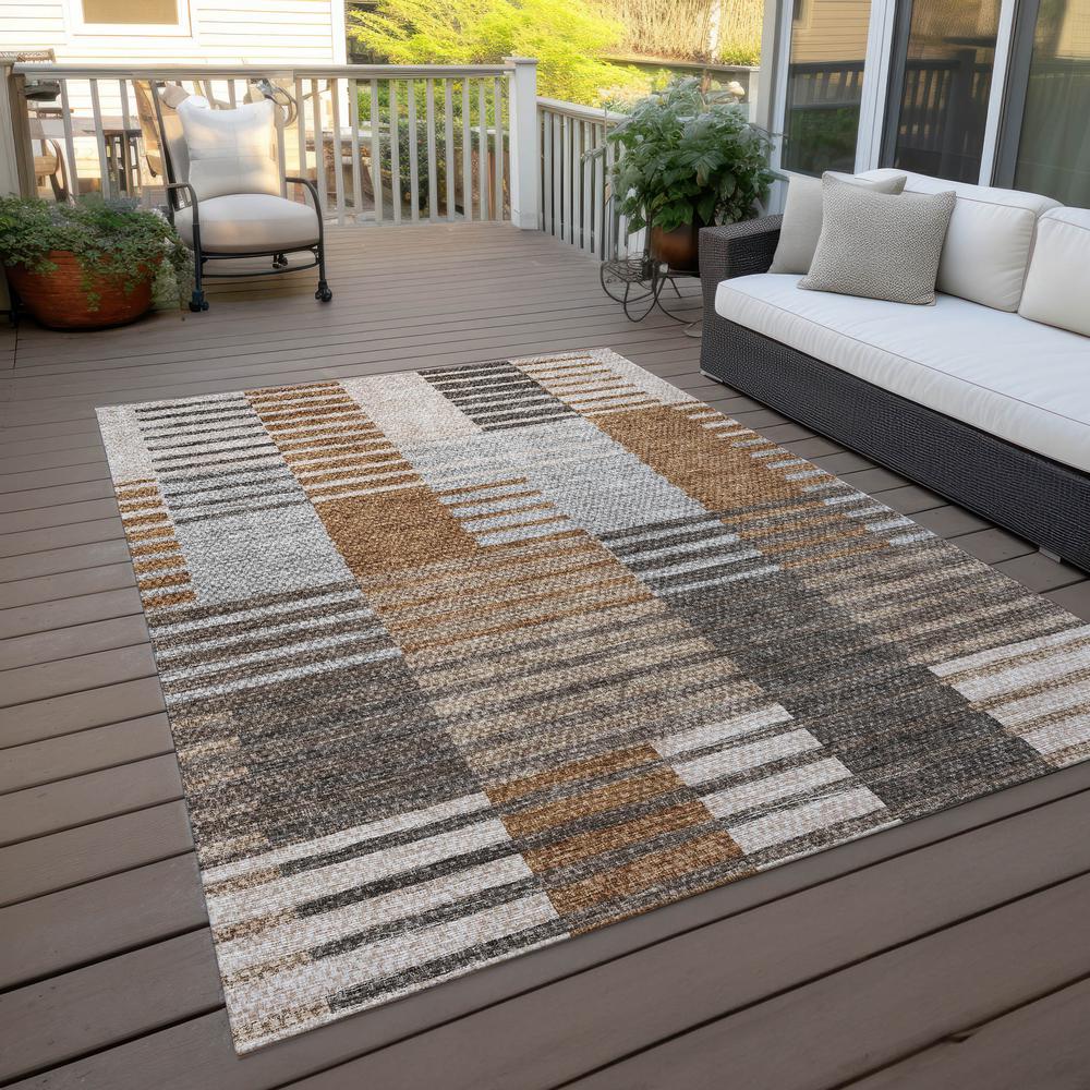 Chantille ACN687 Orange 3' x 5' Rug. Picture 8
