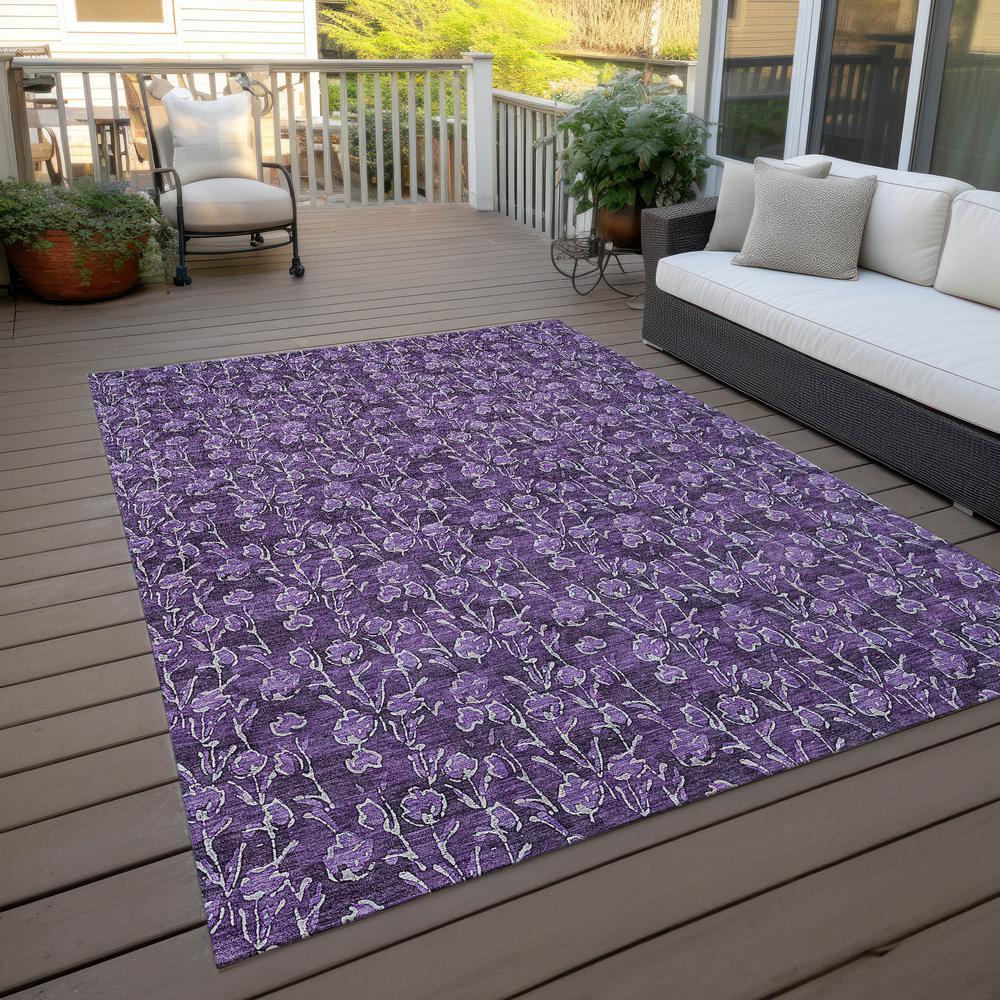 Chantille ACN692 Purple 3' x 5' Rug. Picture 8