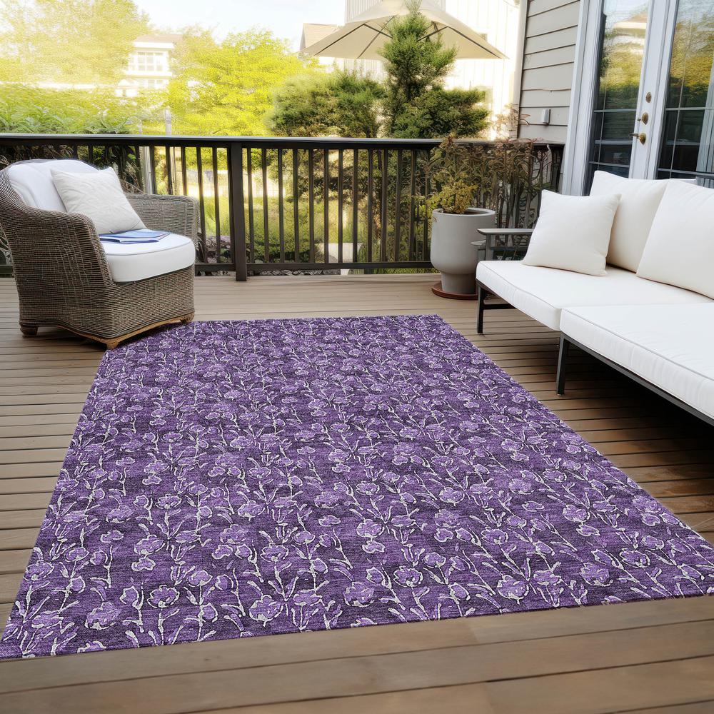 Chantille ACN692 Purple 3' x 5' Rug. Picture 9