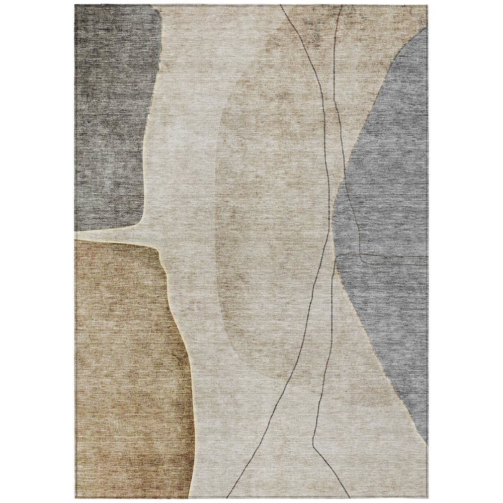 Chantille ACN696 Brown 3' x 5' Rug. Picture 1