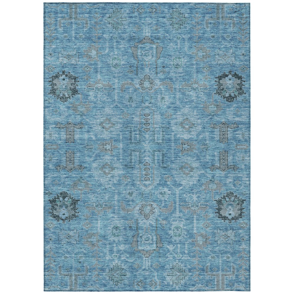 Chantille ACN697 Blue 3' x 5' Rug. Picture 1