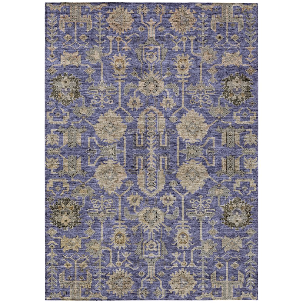 Chantille ACN697 Purple 3' x 5' Rug. Picture 1