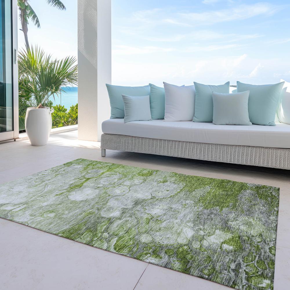 Chantille ACN698 Green 3' x 5' Rug. Picture 9