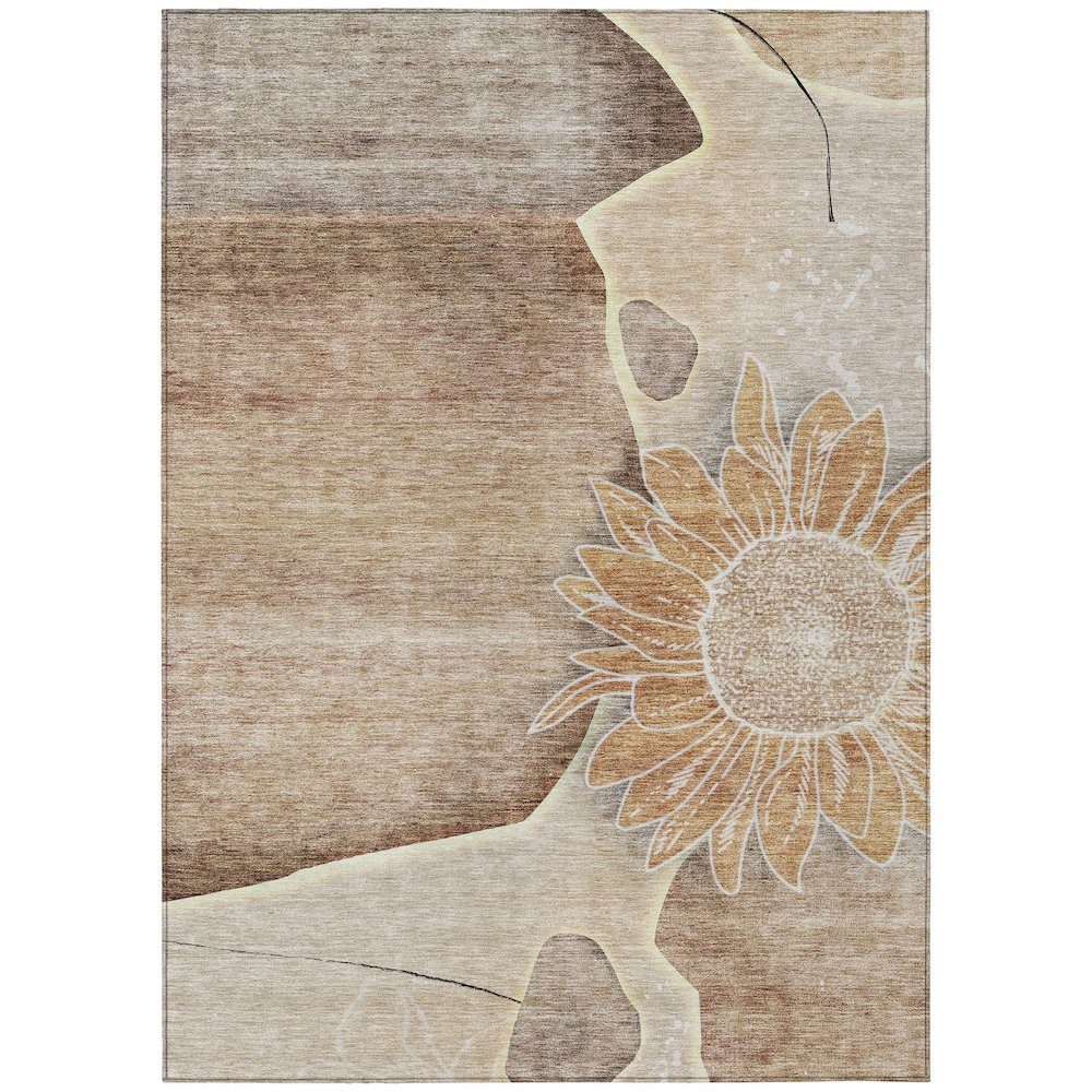 Chantille ACN700 Brown 3' x 5' Rug. Picture 1