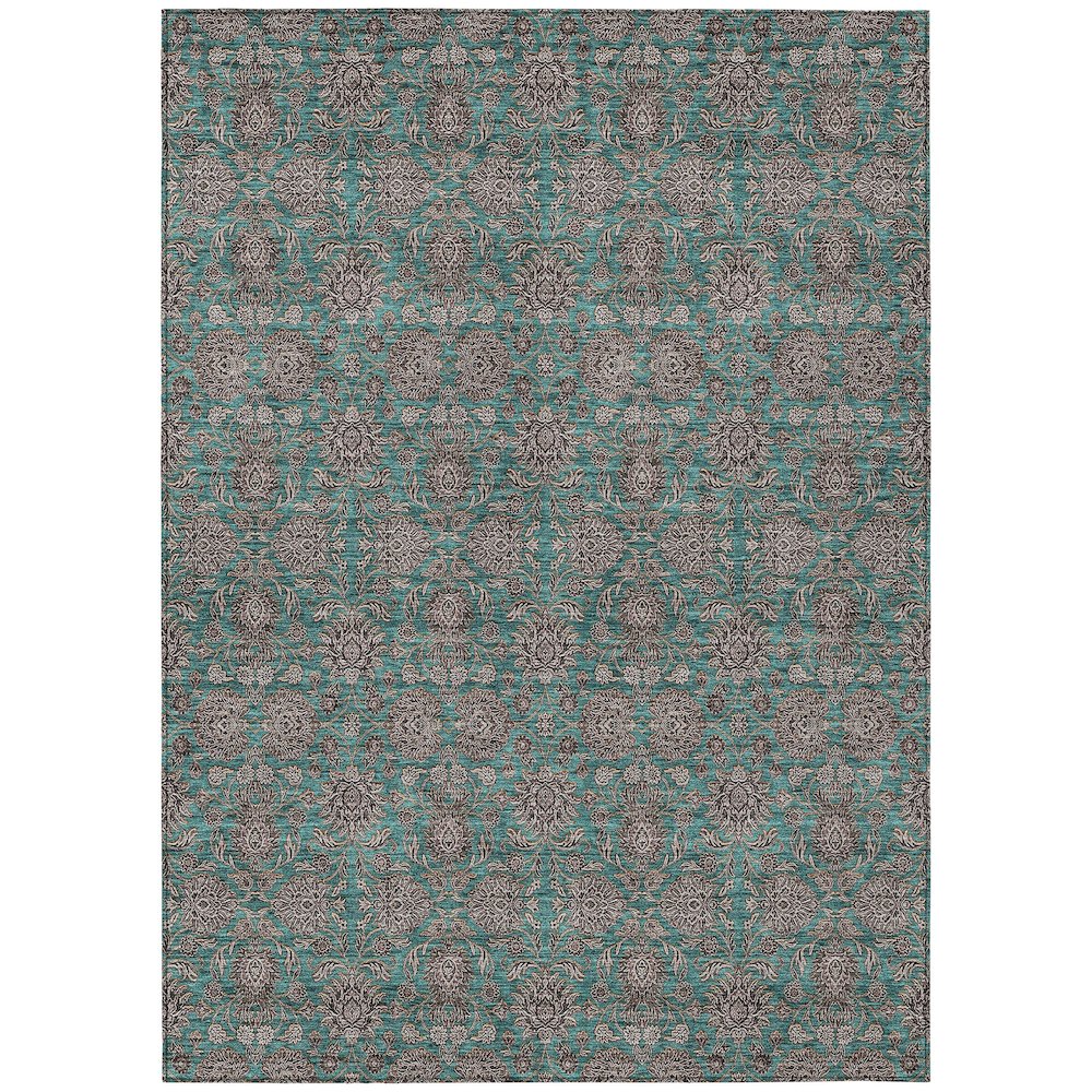 Chantille ACN702 Teal 3' x 5' Rug. Picture 1