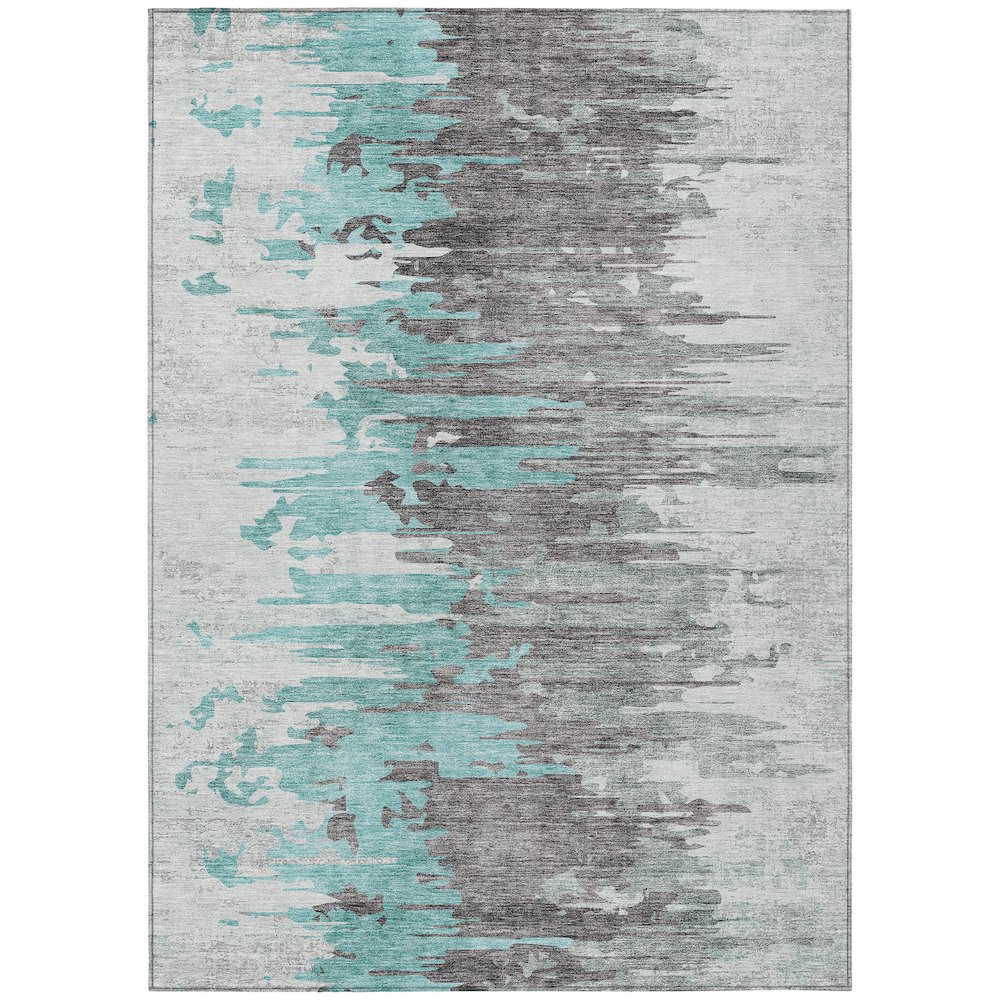 Chantille ACN704 Teal 3' x 5' Rug. Picture 1