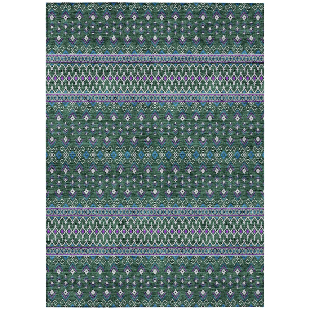 Chantille ACN708 Green 3' x 5' Rug. Picture 1
