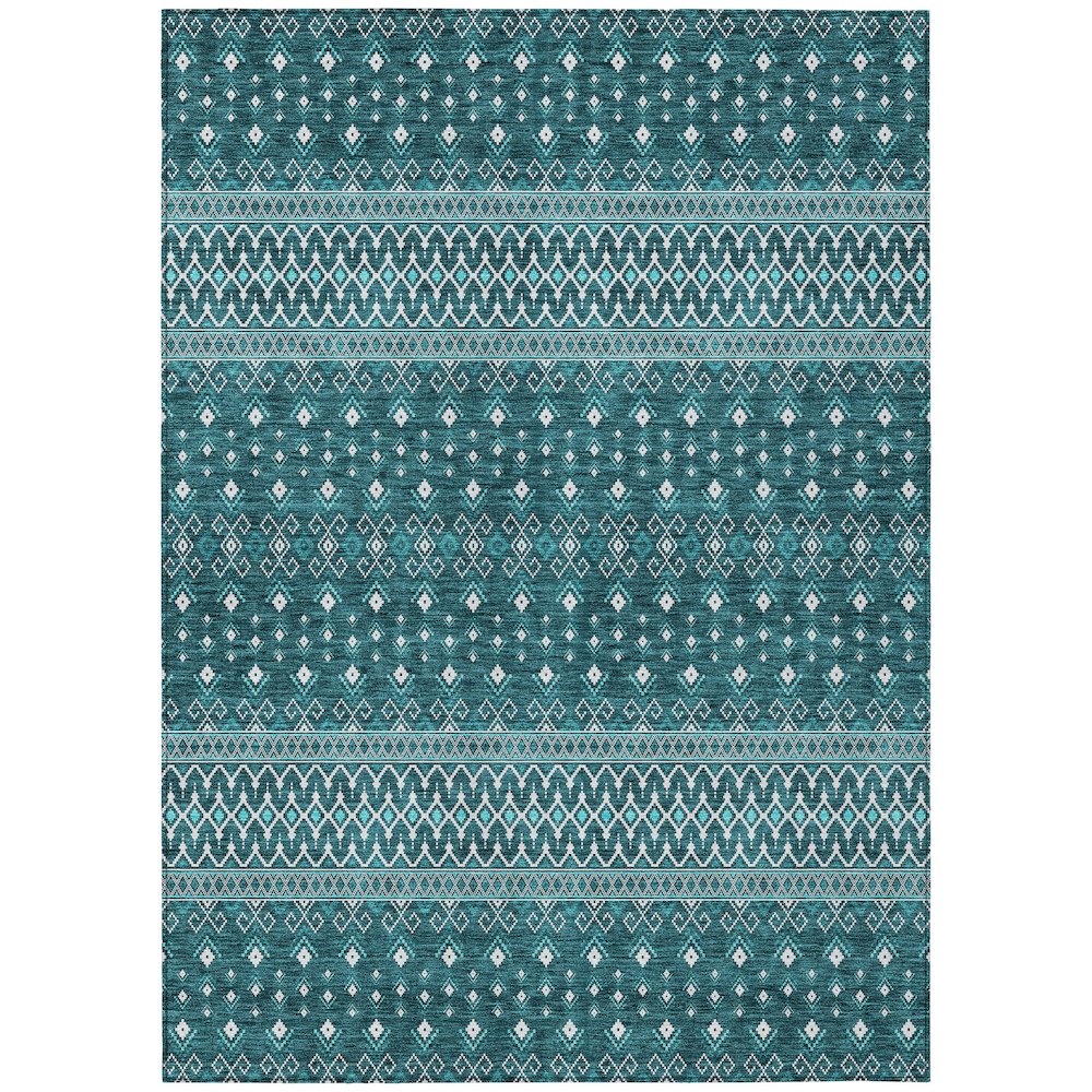 Chantille ACN708 Teal 3' x 5' Rug. Picture 1